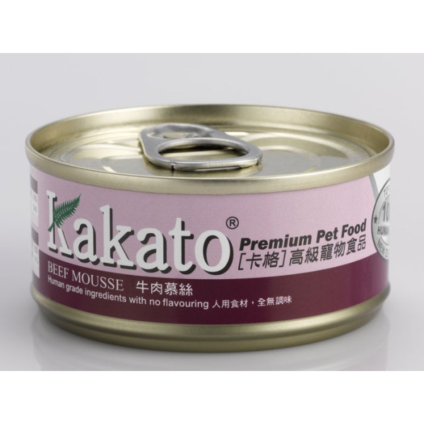 Kakato Beef Mousse 牛肉慕絲 70gX48罐
